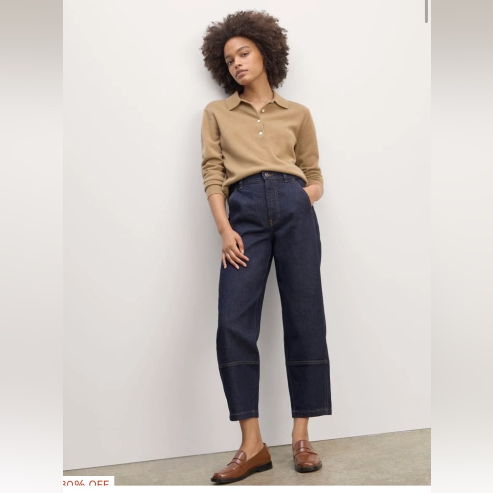 Women’s Everlane Denim The Utility Barrel Jean | Pure Blue | 32 Regular